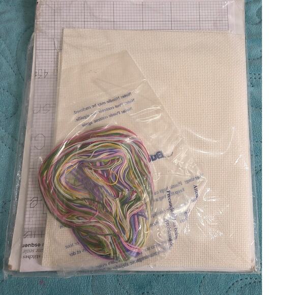 Bucilla Counted cross Stitch Kit, "For I Am the Lord," 9x12 #43660 - Picture 2 of 2